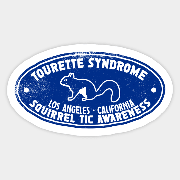 Squirrel Tics - Tourette Syndrome Awareness Sticker by Annelie